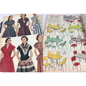 1952  13x9 500+ Pgs Spiegel Catalog Woman's Mens Fashion Home Shoes 50s